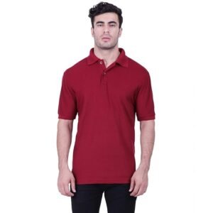 red cotton polo tshirt dn:1111